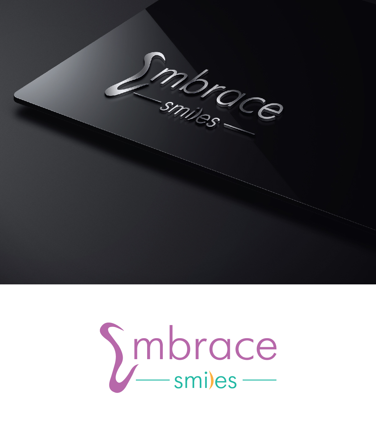 Logo Design by 3Guys for Embrace Smiles | Design #12558948