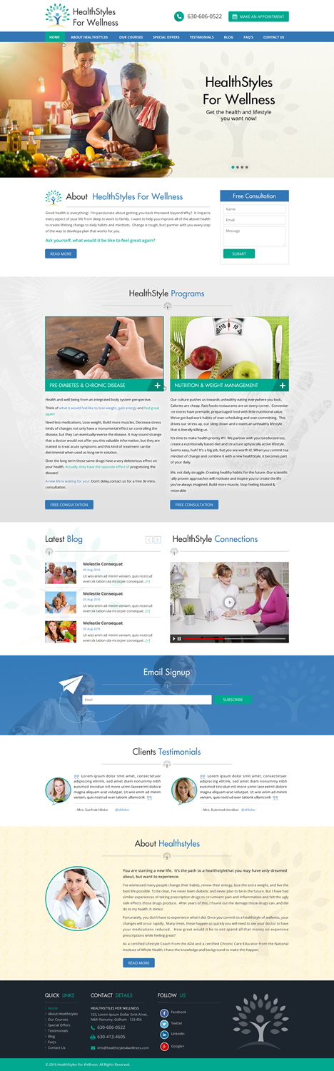 Wordpress Design by Sbss for this project | Design #12855485