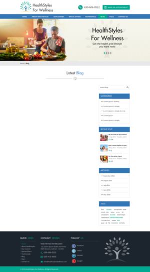 Wordpress Design by Sbss for this project | Design: #12935930