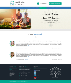 Wordpress Design by Sbss for this project | Design: #12935931