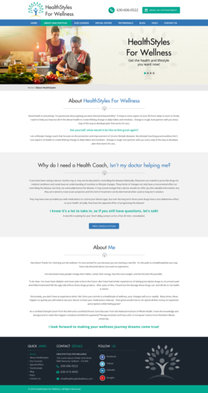 Wordpress Design by Sbss for this project | Design: #12935932