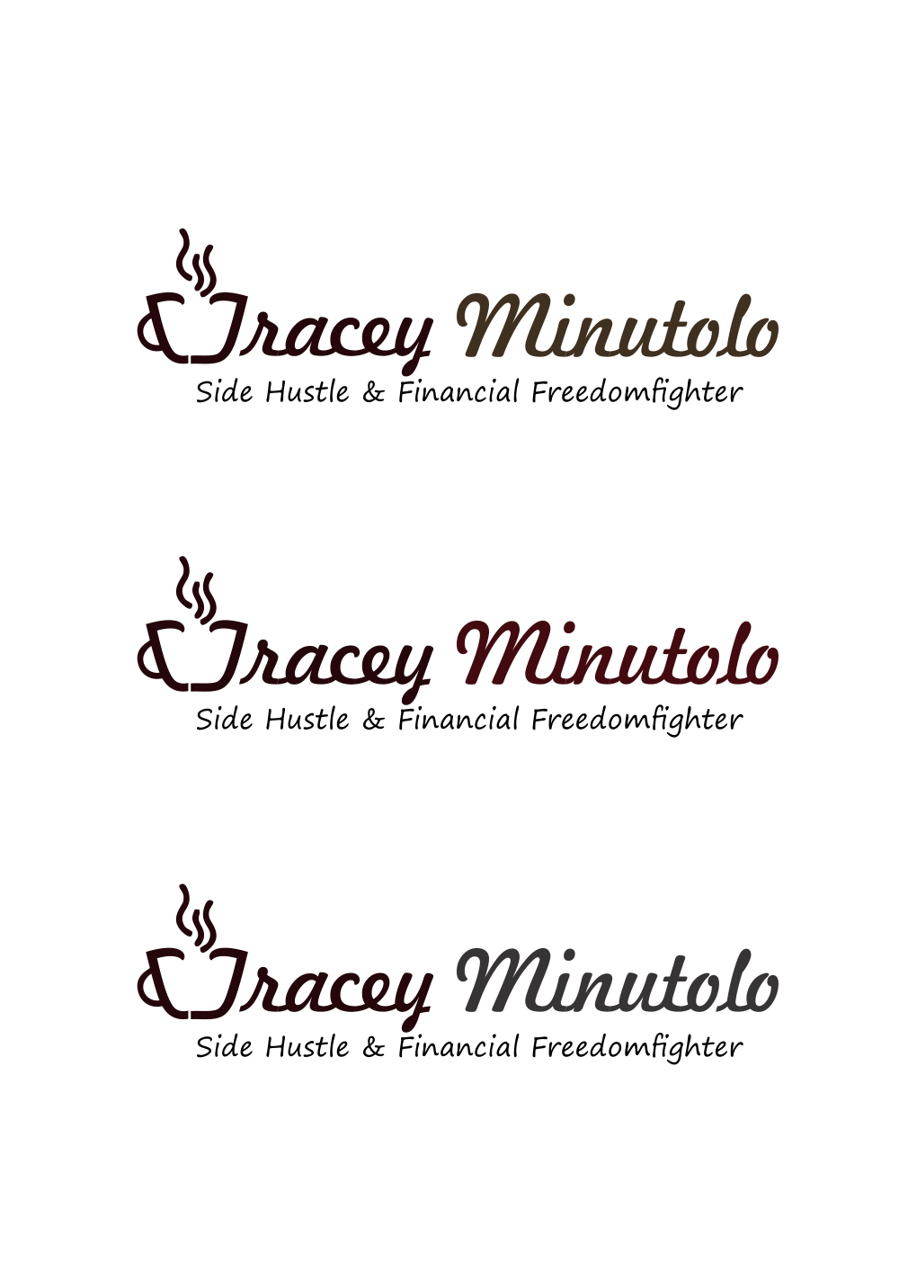 Logo Design by shahdesign1974 for Tracey Minutolo | Design #12638255