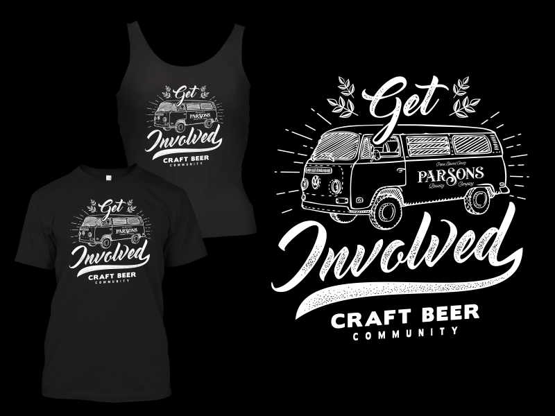 Design de T-shirt par 2ndfloorharry pour Parsons Brewing Company | Design #16816875