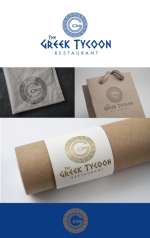 The Greek Tycoon Restaurant | Logo Design by ecorokerz