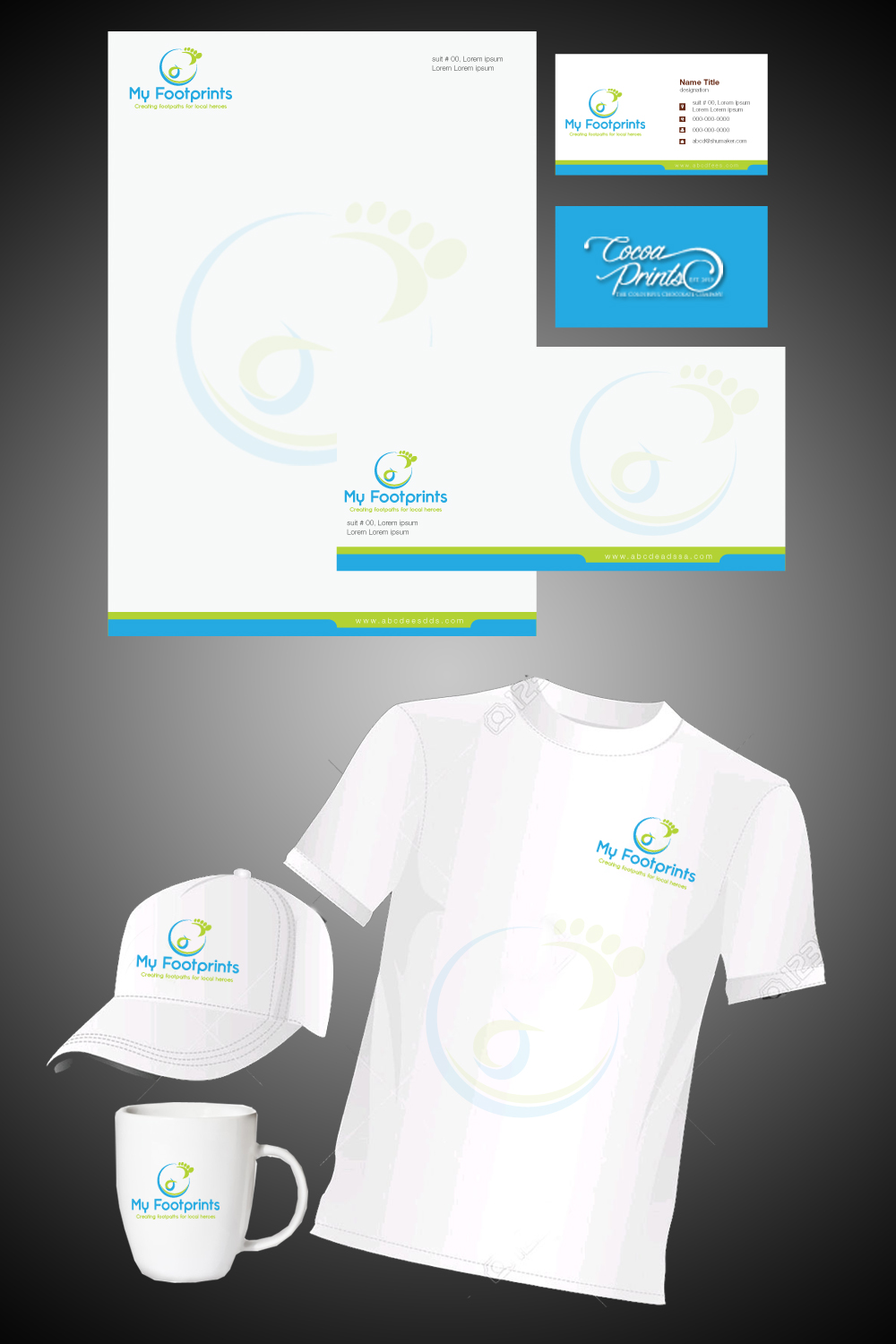Logo Design by joliau for My Footprints | Design #12595891