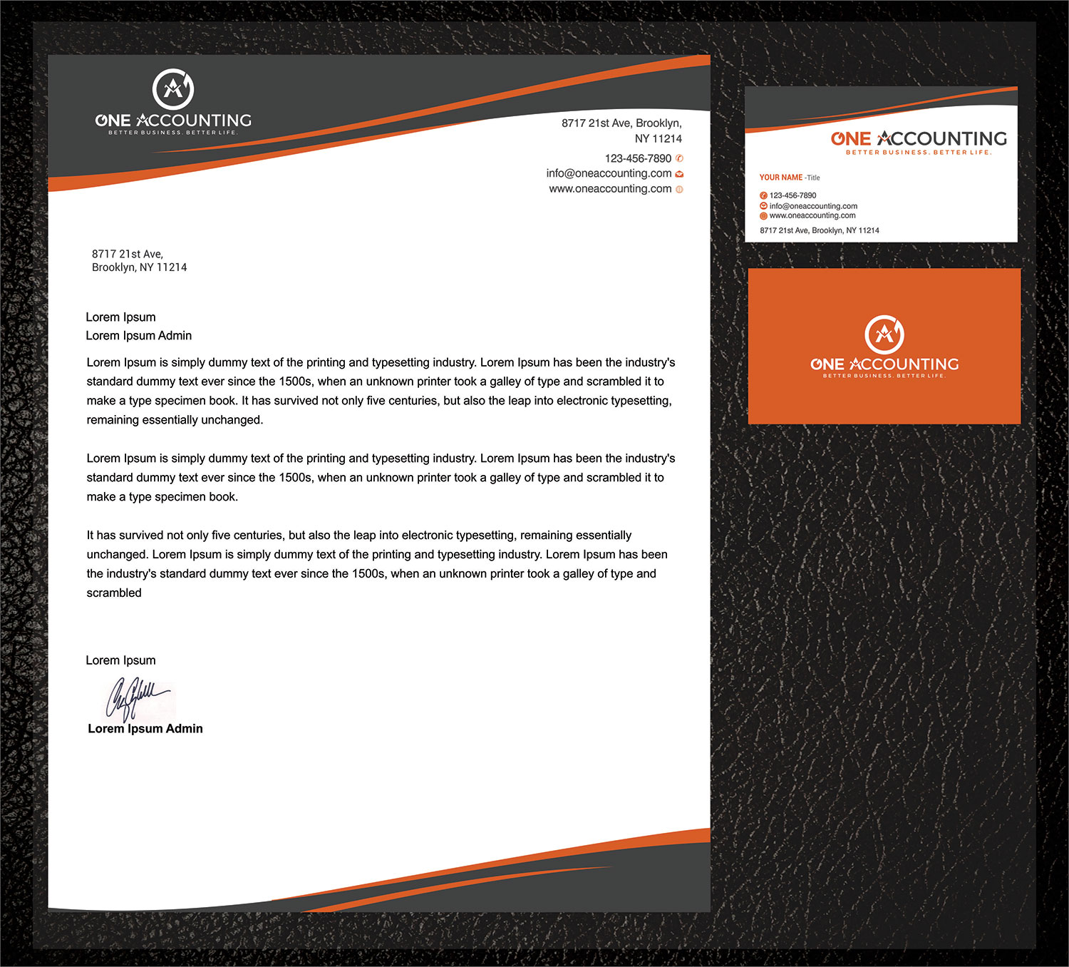 Jimmy: Accountant Letterhead