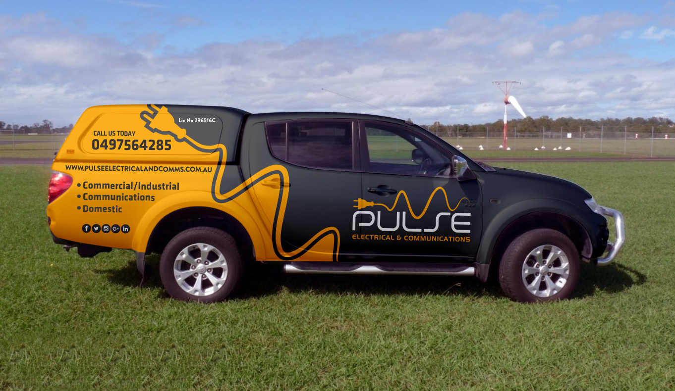 Diseño de Señalética por Anung Shudax para Pulse Electrical and Communications | Diseño #12585194