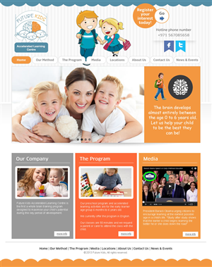 Re-design of website