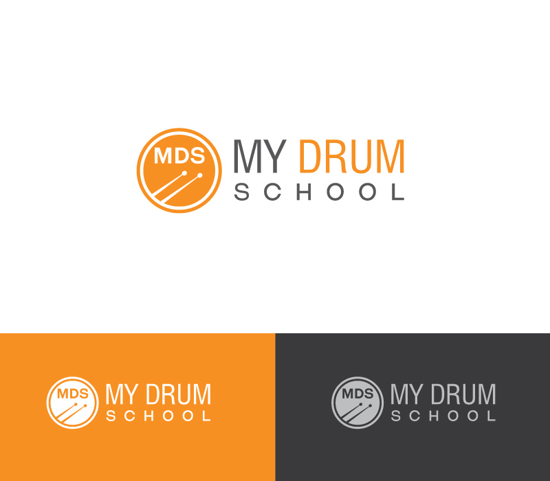 Logo Design by instudio for My Drum School Pte Ltd | Design #13639251