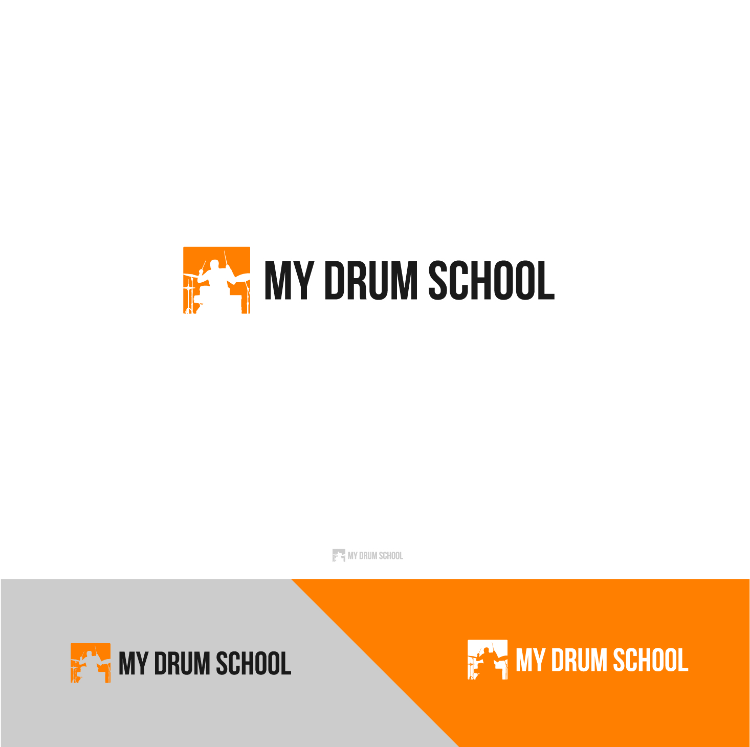 Logo Design by abc. for My Drum School Pte Ltd | Design #12571614