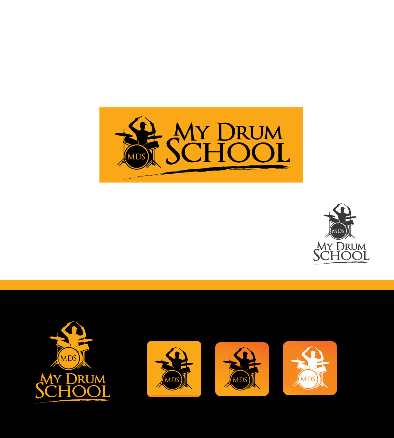 Logo Design by Art creators for My Drum School Pte Ltd | Design #12656370