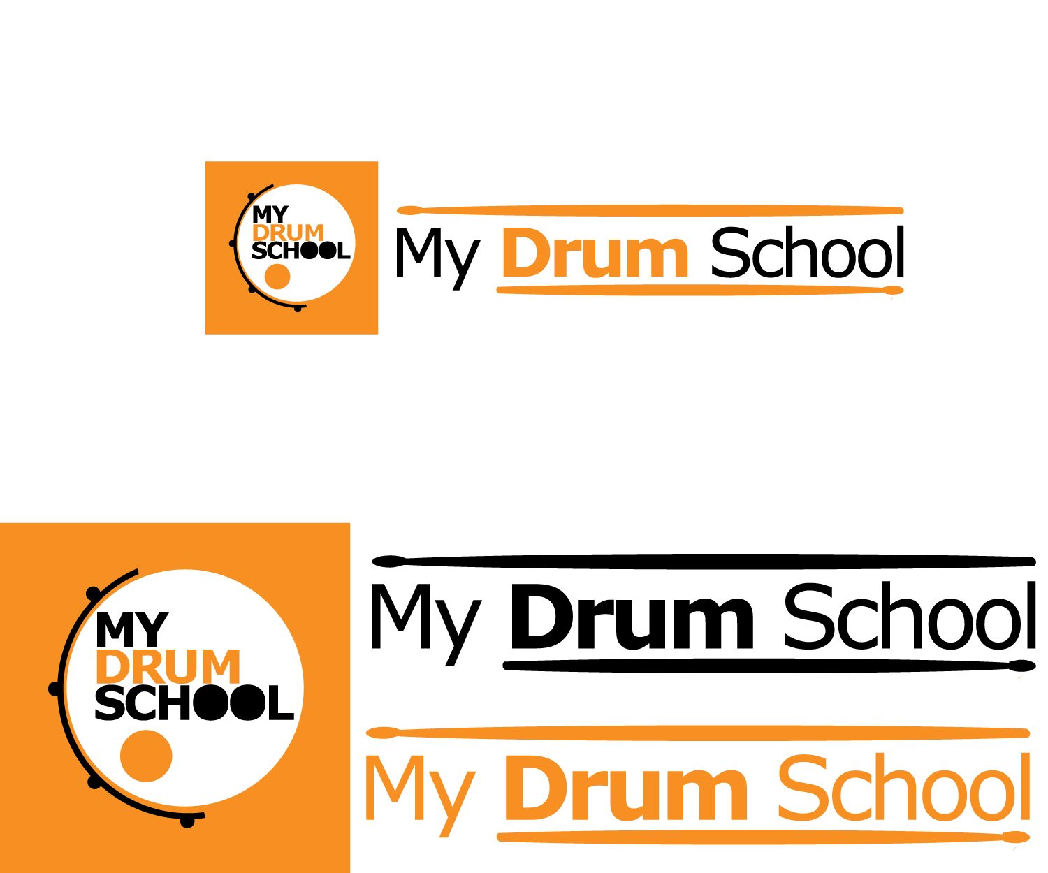 Logo Design by FLoc! Studio for My Drum School Pte Ltd | Design #12551317