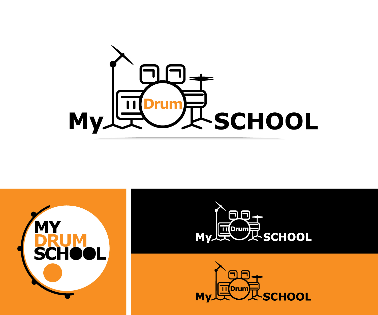 Logo Design by FLoc! Studio for My Drum School Pte Ltd | Design #12580578