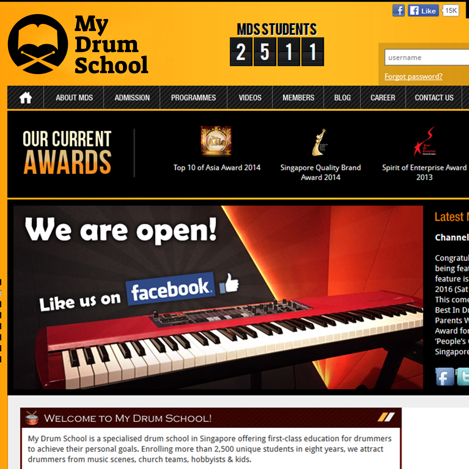 Logo Design by shanchud for My Drum School Pte Ltd | Design #12651547