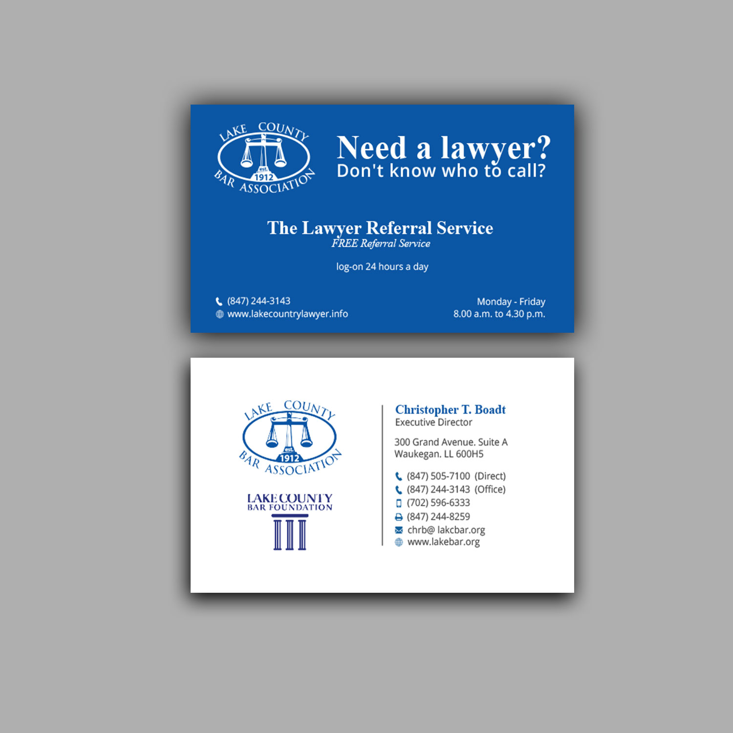 Letterhead Design by Right_D for Lake County Bar Association | Design #12647226