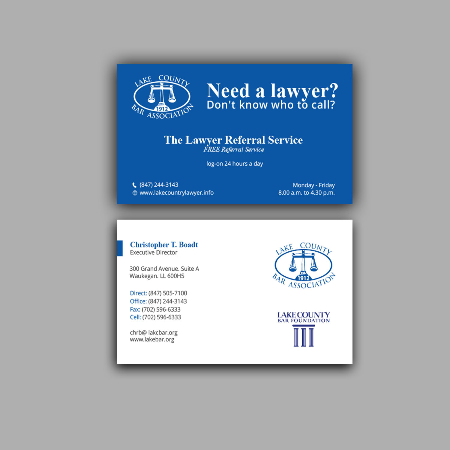Letterhead Design by Right_D for Lake County Bar Association | Design #12647227