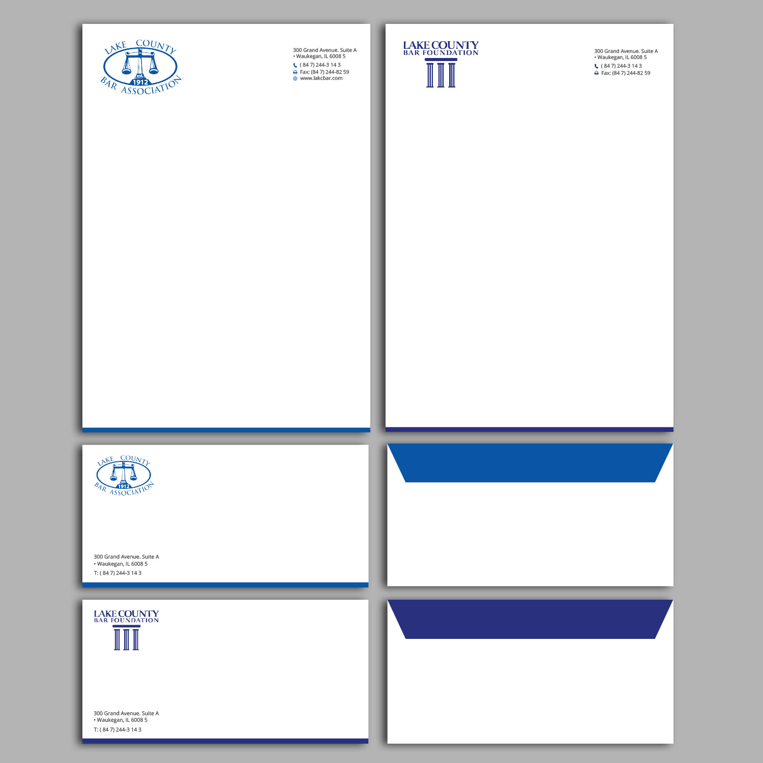 Letterhead Design by Right_D for Lake County Bar Association | Design #12647331