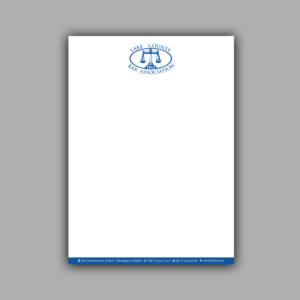 Letterhead Design by Right_D for Lake County Bar Association | Design: #12656879