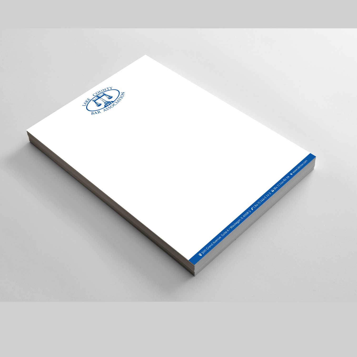 Briefkopf-Design von Right_D für Lake County Bar Association | Design #12656903