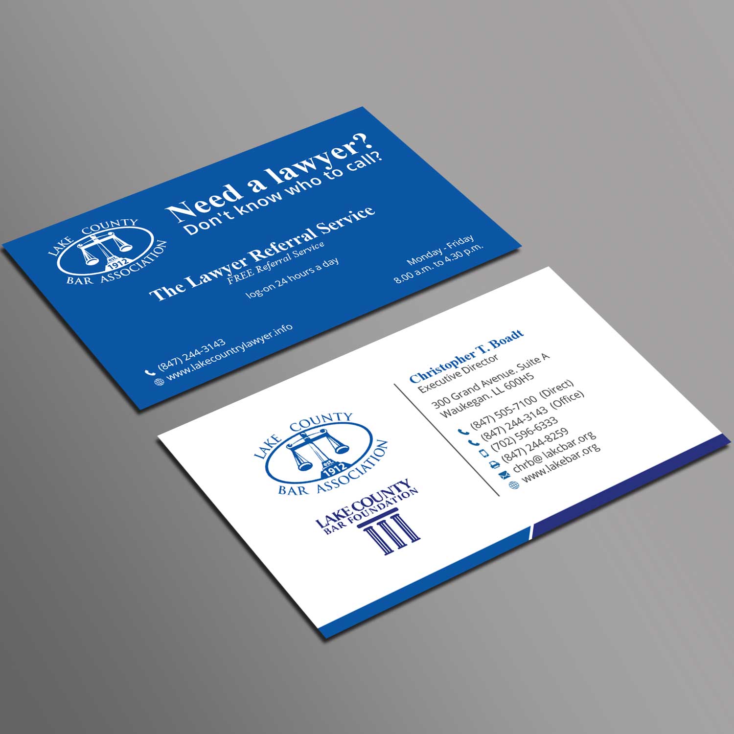 Letterhead Design by Right_D for Lake County Bar Association | Design #12767733