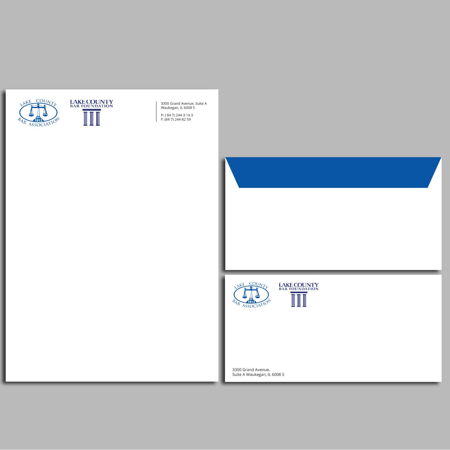 Letterhead Design by Right_D for Lake County Bar Association | Design #12789472
