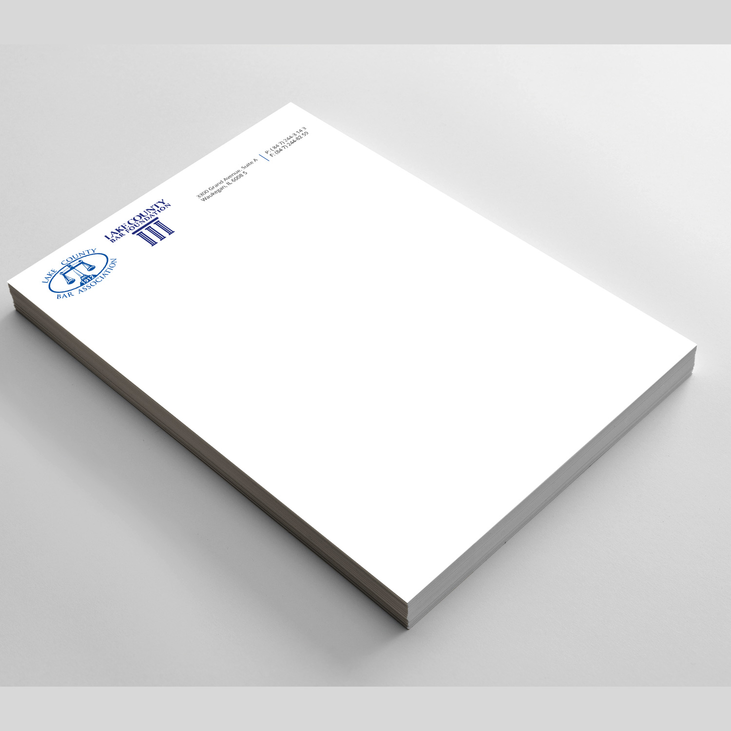 Briefkopf-Design von Right_D für Lake County Bar Association | Design #12789705
