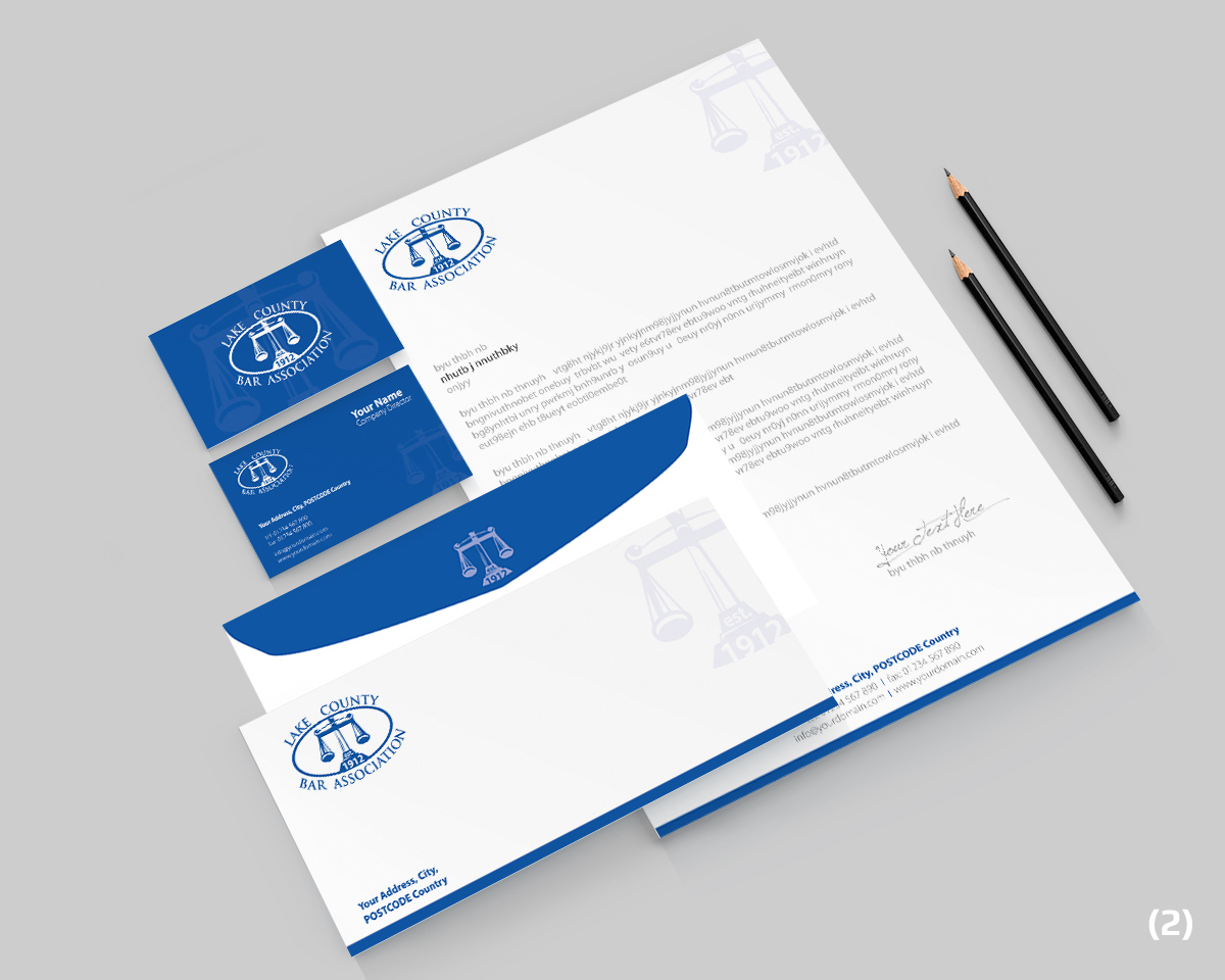 Letterhead Design by Designanddevelopment for Lake County Bar Association | Design: #12577450