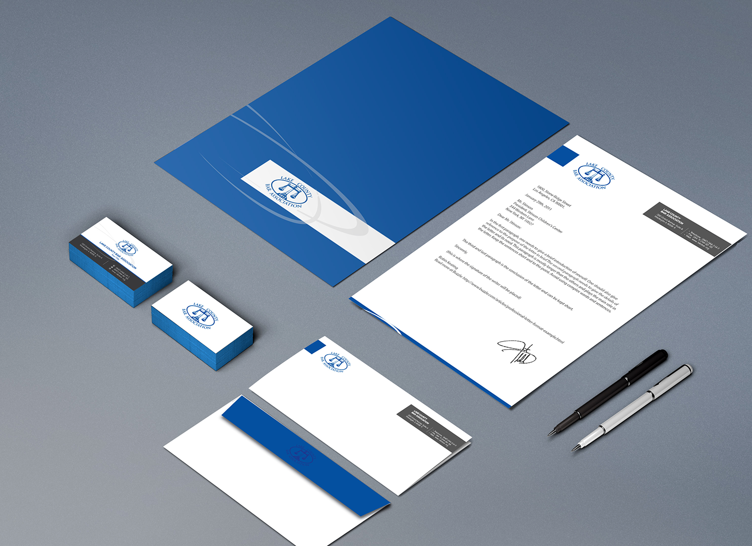 Letterhead Design by nafizrahat for Lake County Bar Association | Design #12559022