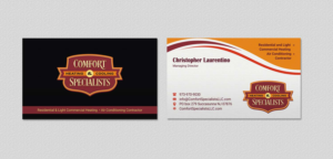 Business Card Design by INDIAN_Ashok for comfort specialists llc | Design: #12654564