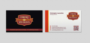 Business Card Design by INDIAN_Ashok for comfort specialists llc | Design: #12654566