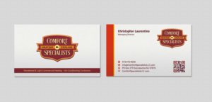 Business Card Design by INDIAN_Ashok for comfort specialists llc | Design: #12654588
