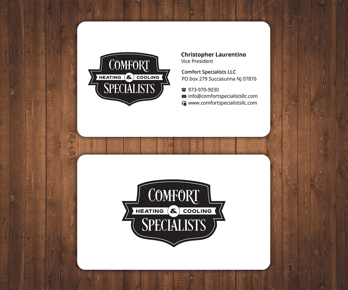Design de Carte de Visite par Stylez Designz pour comfort specialists llc | Design #12711943