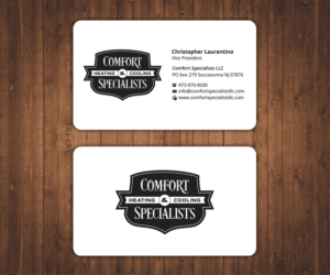 Business Card Design by Stylez Designz for comfort specialists llc | Design: #12711943
