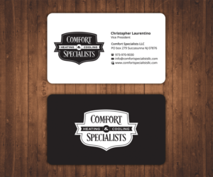 Business Card Design by Stylez Designz for comfort specialists llc | Design: #12711944