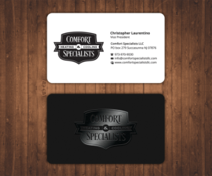Business Card Design by Stylez Designz for comfort specialists llc | Design: #12711945