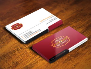 Visitenkarten-Design von Verified artistry (Design garden) für comfort specialists llc | Design: #12555108