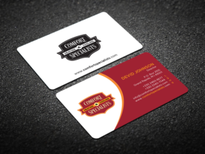 Business Card Design by Verified artistry (Design garden) for comfort specialists llc | Design: #12579279