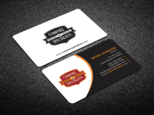 Business Card Design by Verified artistry (Design garden) for comfort specialists llc | Design: #12579281