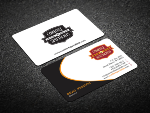 Business Card Design by Verified artistry (Design garden) for comfort specialists llc | Design: #12579284