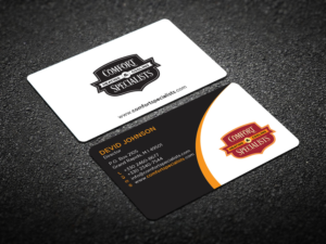 Business Card Design by Verified artistry (Design garden) for comfort specialists llc | Design: #12579285