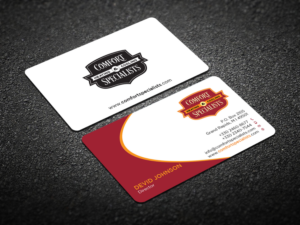 Business Card Design by Verified artistry (Design garden) for comfort specialists llc | Design: #12579286