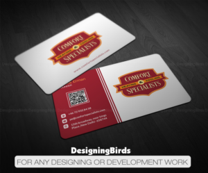 Business Card Design by Designing Birds for comfort specialists llc | Design: #12555519