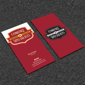 Business Card Design by Right_D for comfort specialists llc | Design: #12550316