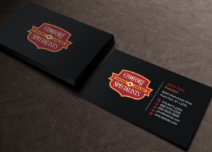 Business Card Design by Brand aid for comfort specialists llc | Design: #12554247