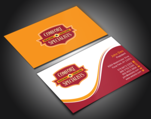 Business Card Design by Brand aid for comfort specialists llc | Design: #12554263