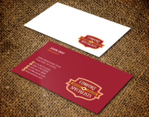 Business Card Design by Brand aid for comfort specialists llc | Design: #12568377
