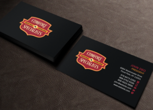 Business Card Design by Brand aid for comfort specialists llc | Design: #12693405