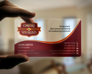 Business Card Design by chandrayaan.creative for comfort specialists llc | Design: #12551361