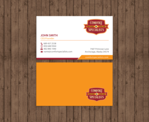 Business Card Design by chandrayaan.creative for comfort specialists llc | Design: #12551554