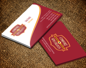 Business Card Design by chandrayaan.creative for comfort specialists llc | Design: #12552915